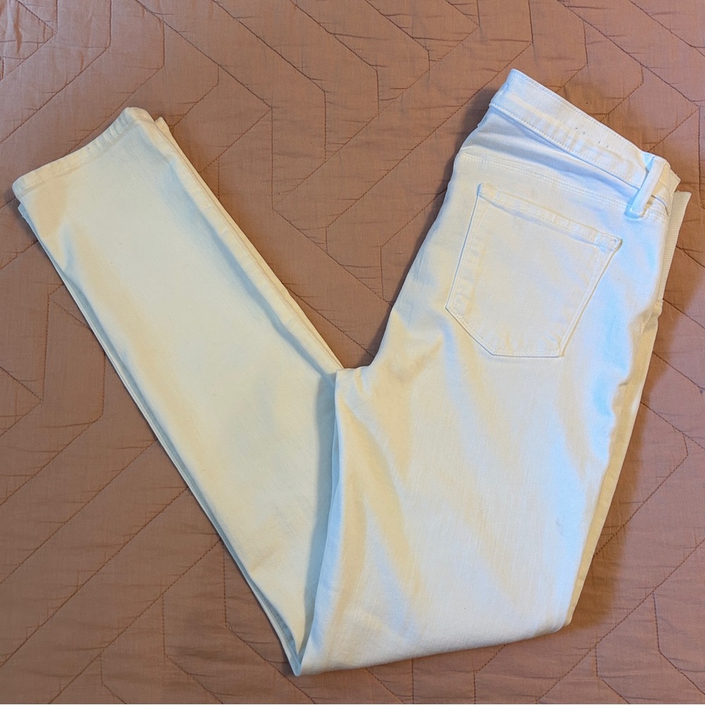 J Brand Maternity White Skinny Jean